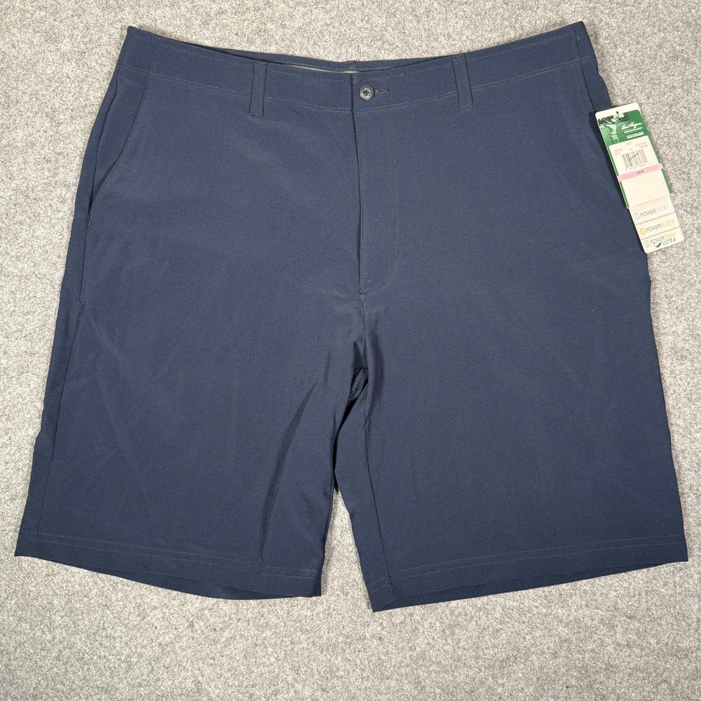 Ben Hogan Performance Power Series Mens Golf Shorts Navy Blue 38W BGBS7055 NWT